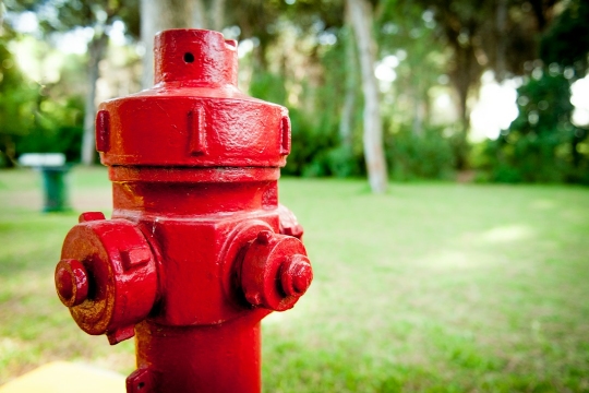 czerwony hydrant